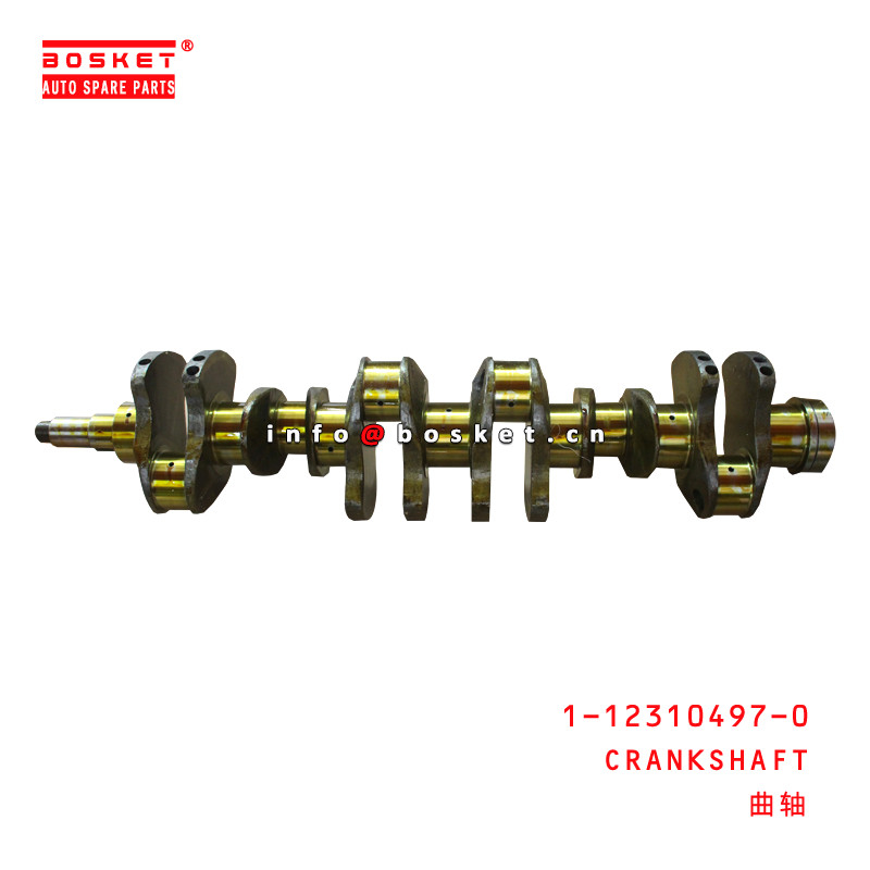 1-12310497-0 Isuzu Engine Parts Crankshaft For ISUZU 6RB1 1123104970