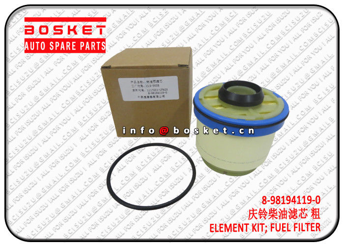 8-98194119-0 8981941190 Isuzu NPR Parts Fuel Filter Element Suitable For ISUZU NKR77 4KH1