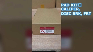 KIT DE PLAQUETTES； ÉTRIER, FREIN À DISQUE, AVANT