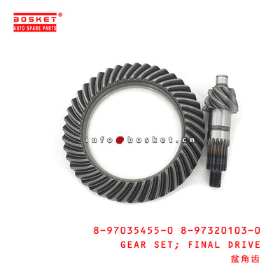 8-97035455-0 8-97320103-0 Final Drive Gear Set 8970354550 8973201030 Suitable for ISUZU NPR66 4HF1