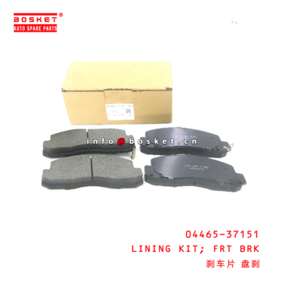 04465-37151 FRonT BReaK LINING KIT  suitable for HINO HINO 300  04465-37151