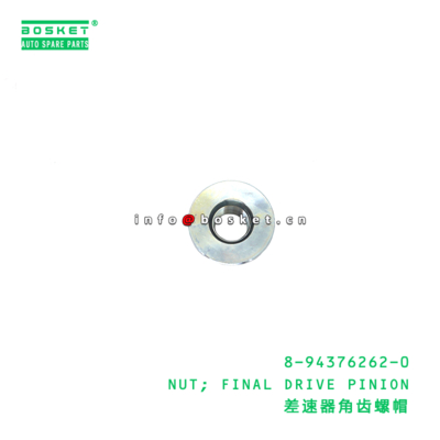 8-94376262-0 Final Drive Pinion Nut suitable for ISUZU TFR54 UCS17 4JA1 4ZE1 8943762620