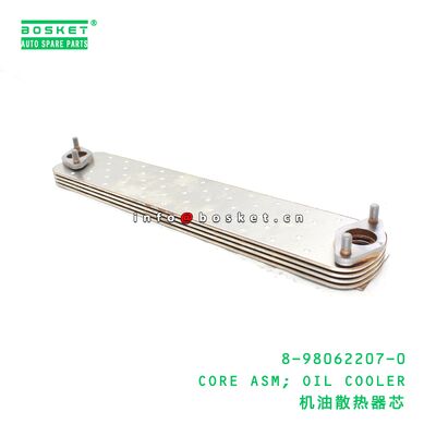 8-98062207-0 CORE ASM; OIL COOLER suitable for ISUZU 6HK1 8980622070