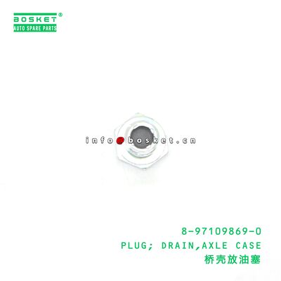 8-97109869-0 PLUG; DRAIN,AXLE CASE suitable for ISUZU 8971098690
