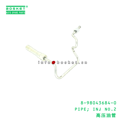 8-98043684-0 INJ NO.2 Injection Pipe Suitable for ISUZU 4JJ1 8980436840 Fuel Pipe