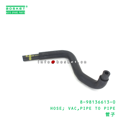 8-98136613-0 HOSE; VAC,PIPE TO PIPE suitable for ISUZU 8981366130