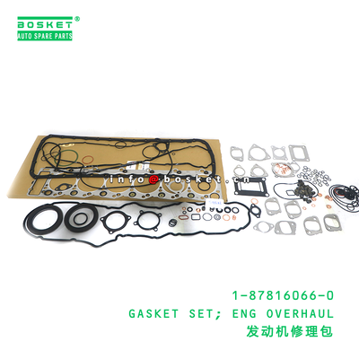 1-87816066-0 GASKET SET; ENG OVERHAUL suitable for ISUZU FRR 6HK1-T 1878160660