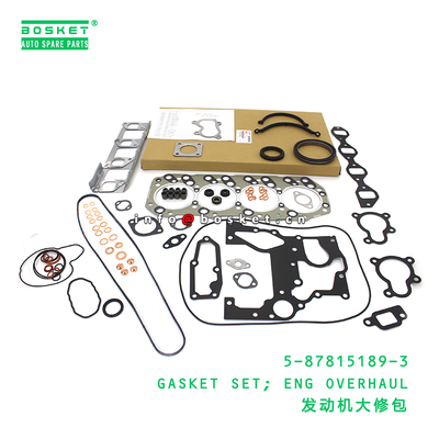 5-87815189-3 GASKET SET; ENG OVERHAUL suitable for ISUZU 5878151893