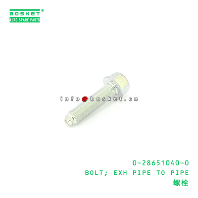 0-28651040-0 BOLT; EXH PIPE TO PIPE suitable for ISUZU VC46 6UZ1 0286510400