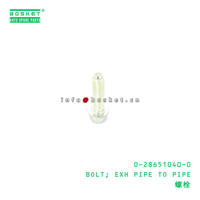 0-28651040-0 BOLT; EXH PIPE TO PIPE suitable for ISUZU VC46 6UZ1 0286510400