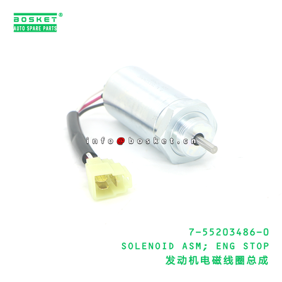 7-55203486-0 SOLENOID ASM; ENG STOP suitable for ISUZU 7552034860