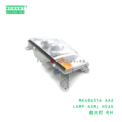 MK486316 Head Lamp Assembly FUSO Compatible Headlight Assembly with 3 Months Warranty