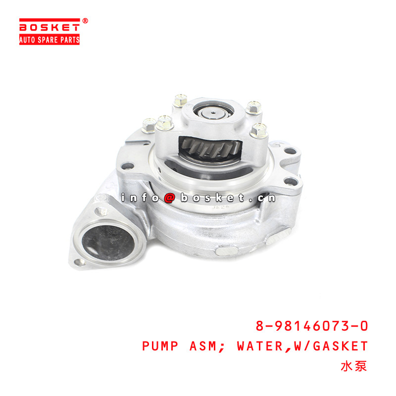8-98146073-0 Water Pump Assembly With Gasket 8981460730 For ISUZU CXZ CVZ 6WA1TC 6WF1