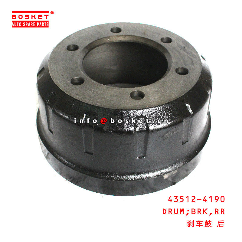 43512-4190 Rear Brake Drum suitable for ISUZU HINO 500