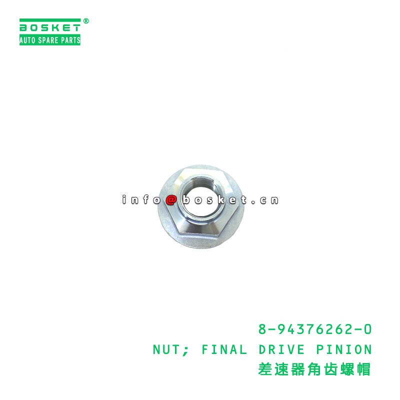 8-94376262-0 Final Drive Pinion Nut suitable for ISUZU TFR54 UCS17 4JA1 4ZE1 8943762620