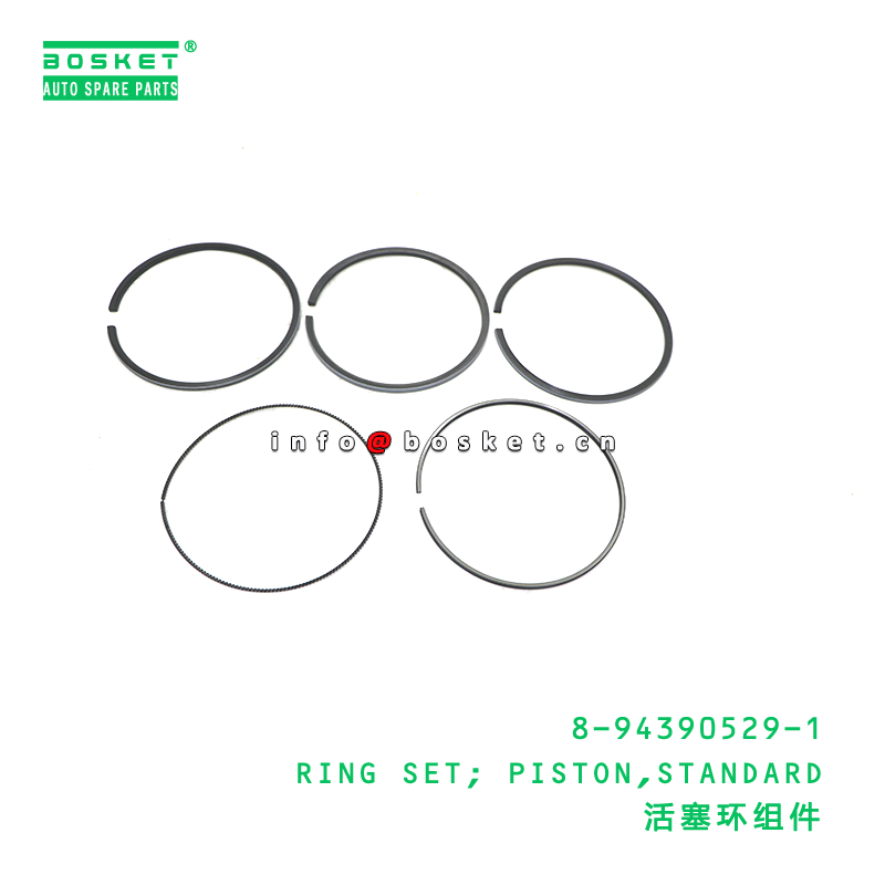 8-94390529-1 Standard Piston Ring Set suitable for ISUZU   8943905291