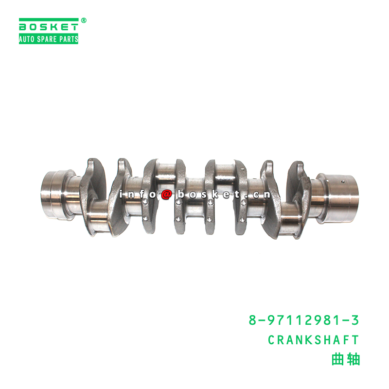 8-97112981-3 Crankshaft suitable for ISUZU NPR 4HG1 4HF1 4HV1 8971129813