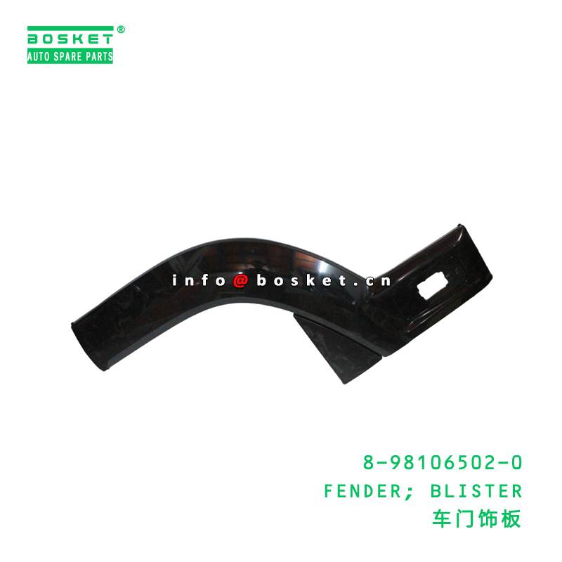 8-98106502-0 FENDER; BLISTER suitable for ISUZU 8981065020