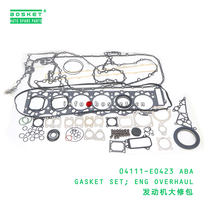04111-E0423 ABA GASKET SET; ENG OVERHAUL suitable for HINO HINO 700 E13C 04111-E0423
