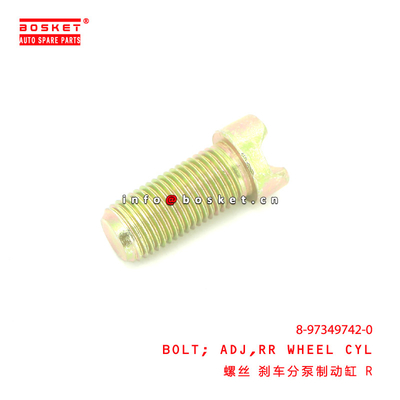 8-97349742-0 Boulon réglateur de cylindre de roue arrière pour ISUZU 700P 4HK1 8973497420