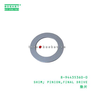 8-94435360-0 SHIM; PINION,FINAL DRIVE adapté à une ISUZU 8944353600