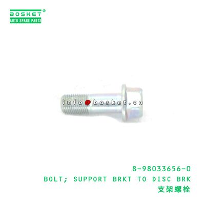 8-98033656-0 BOLT; BRKT de soutien au disque BRK adapté à l'ISUZU 8980336560