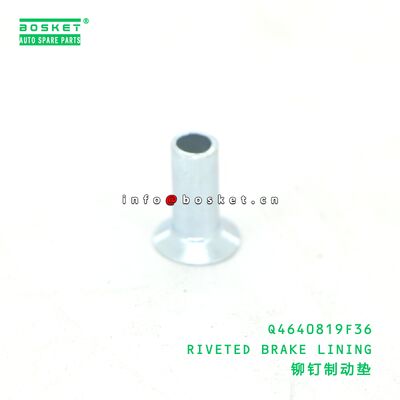 Q4640819F36 VALANCE de frein à rivets adaptée au JAC N80 N90 N120 N200