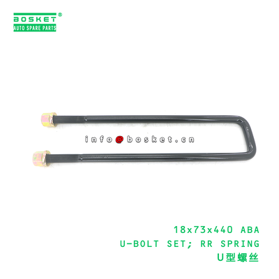 ENSEMBLE DE TIRANTS EN U 18x73x440 ABA ; RESSORT ARRIÈRE adapté pour JMC 18x73x440 ABA